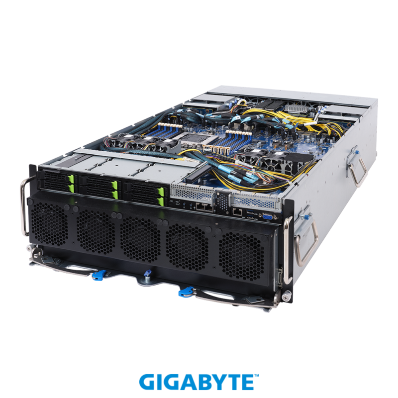 Gigabyte G492-PD0 Rev. 100 HPC/AI Arm Server - Ampere® Altra® Max - 4U UP HGX™ A100 8-GPU - Image 2