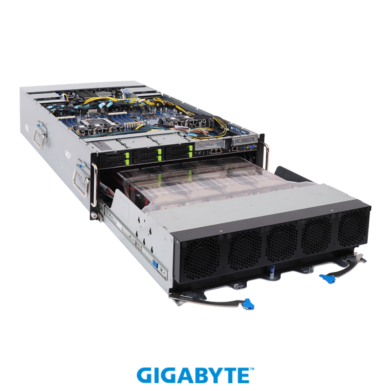 Gigabyte G492-PD0 Rev. 100 HPC/AI Arm Server - Ampere® Altra® Max - 4U UP HGX™ A100 8-GPU - Image 3
