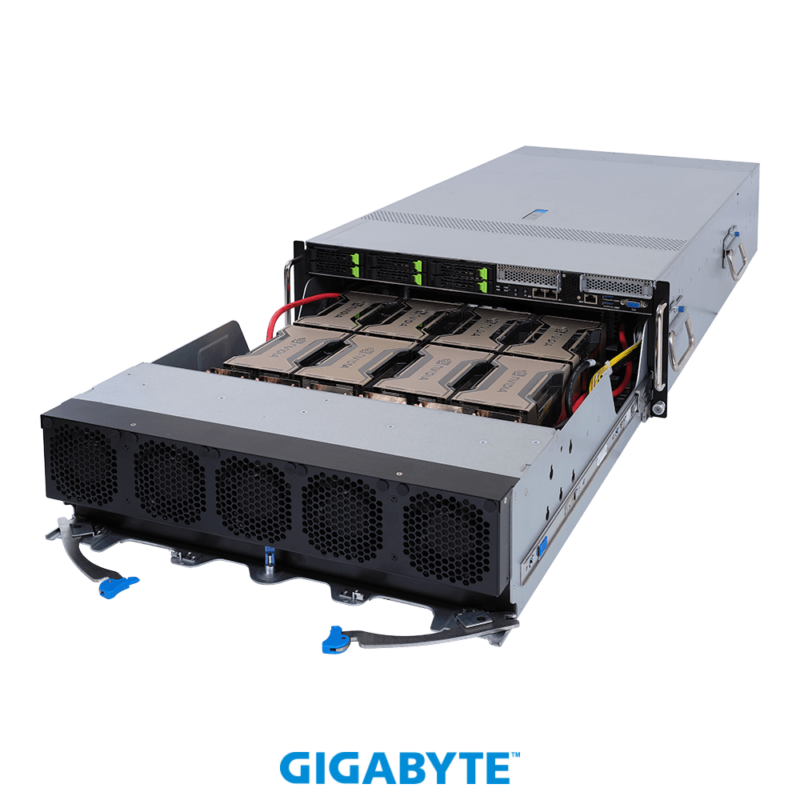 Gigabyte G492-ZD2 Rev. A00 HPC/AI Server - AMD EPYC™ 7003 - 4U DP HGX™ A100 8-GPU - Image 2