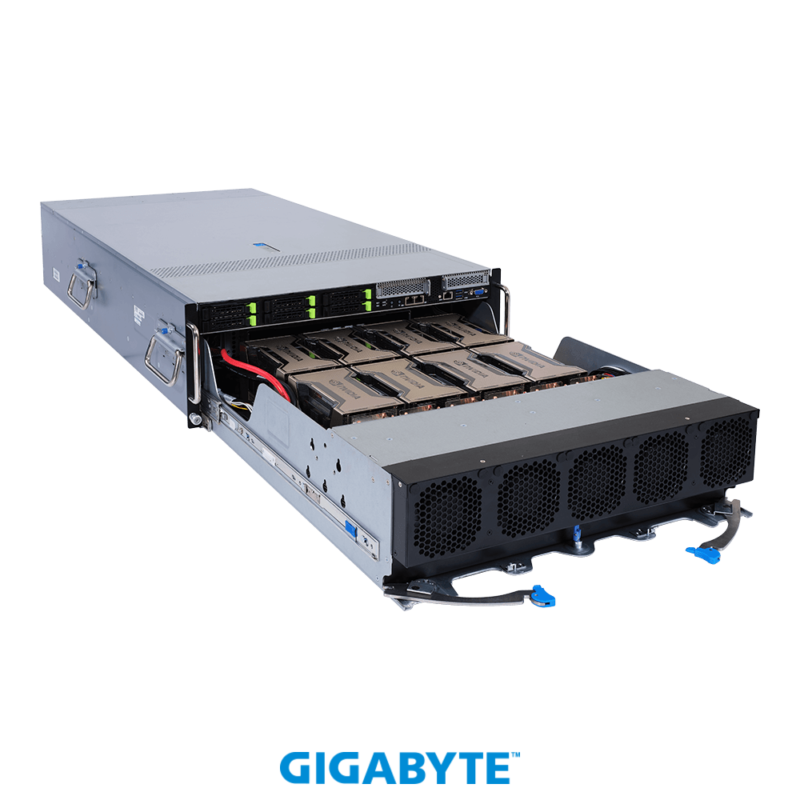 Gigabyte G492-ZD2 Rev. A00 HPC/AI Server - AMD EPYC™ 7003 - 4U DP HGX™ A100 8-GPU - Image 3