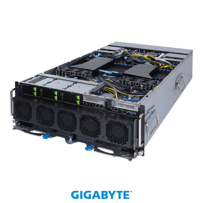 Gigabyte G492-ZD2 Rev. A00 HPC/AI Server - AMD EPYC™ 7003 - 4U DP HGX™ A100 8-GPU - Image 4