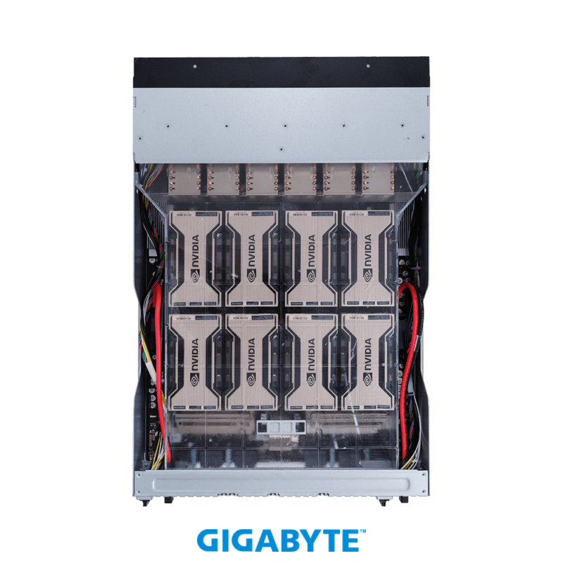 Gigabyte G492-ZD2 Rev. A00 HPC/AI Server - AMD EPYC™ 7003 - 4U DP HGX™ A100 8-GPU