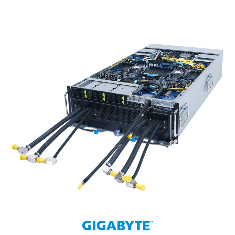 Gigabyte G492-ZL2 Rev. A00 HPC/AI Server - AMD EPYC™ 7003 - 4U DP HGX™ A100 8-GPU DLC - Image 3