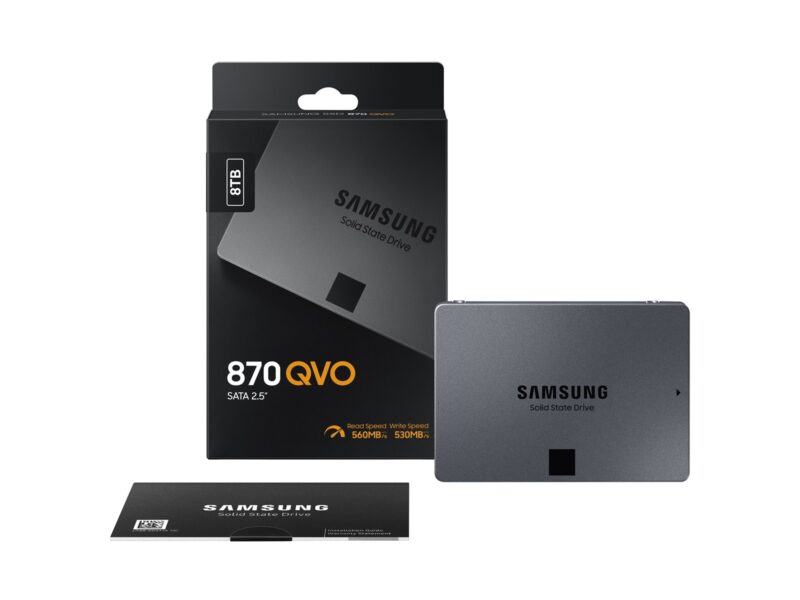 870 QVO SATA III 2.5" SSD 8TB MZ-77Q8T0 MZ-77Q8T0B AM - Image 4
