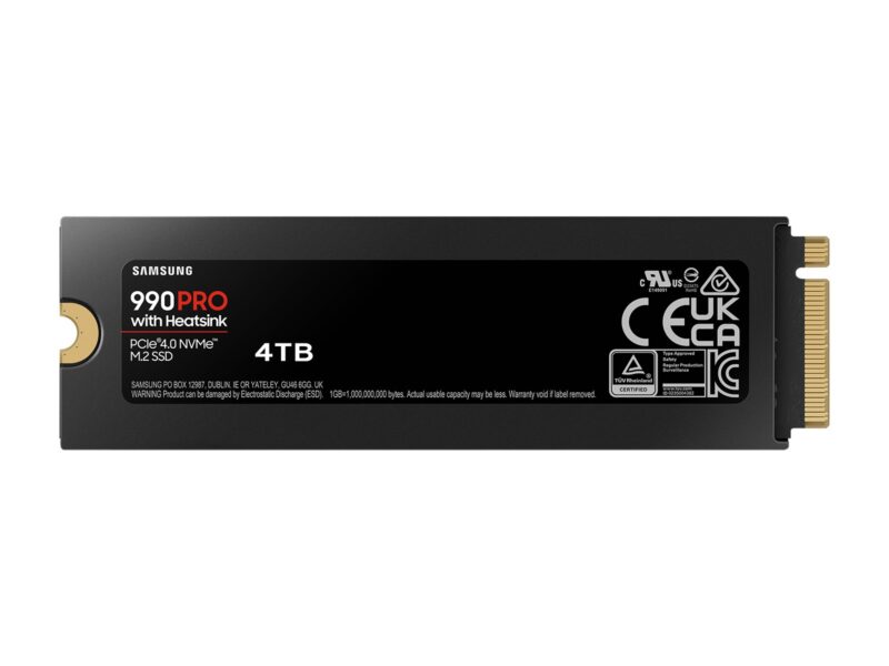 990 PRO with Heatsink PCIe®4.0 NVMe™ SSD 1TB 2TB 4TB MZ-V9P1T0CW MZ-V9P2T0CW MZ-V9P4T0CW - Image 4