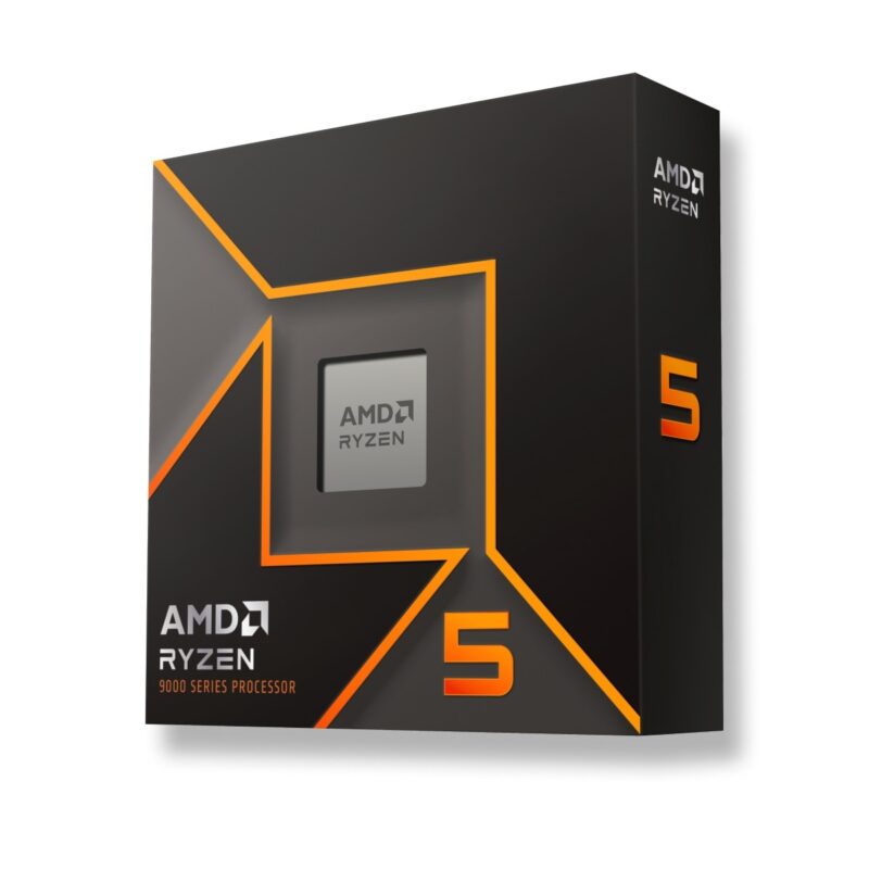 AMD Ryzen 5 9600X 6 Cores 12 Threads 65 W TDP 3.9 GHz Frequency 5.4 GHz Boost Granite Ridge Codename Socket AM5