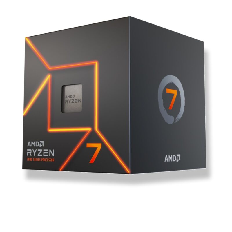 AMD Ryzen 7 7700 8 Cores 16 Threads 65 W TDP 3.8 GHz Frequency 5.3 GHz Boost Raphael Codename Socket AM5