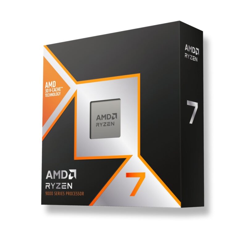 AMD Ryzen 7 9800X3D 8 Cores 16 Threads 120 W TDP 4.7 GHz Frequency 5.2 GHz Boost Granite Ridge Codename Socket AM5