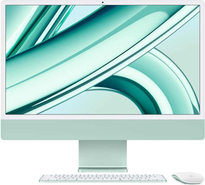 Apple AI Notebook 2023 iMac 24 inch Blue Silver Pink Green 4.5K Screen M3 8Core+10Core 8+8 cores 8G 16G 24G 256G 512G 1T 2T Integrated Computer MQRC3CH/A Customized iMAC - Image 10