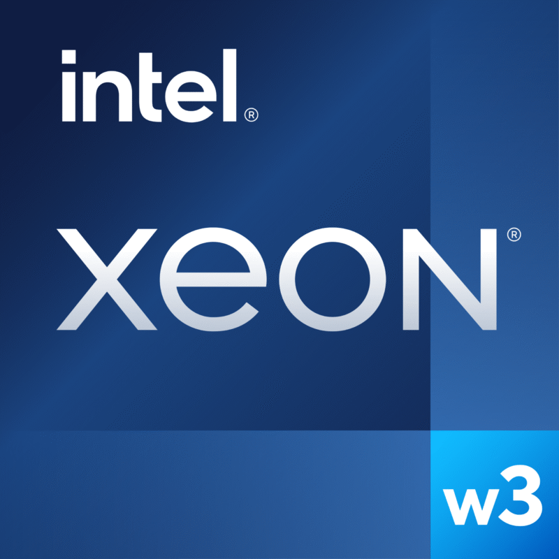 Intel Xeon w3-2535 10 Cores 20 Threads 185 W TDP 3.5 GHz Frequency 4.6 GHz Boost Sapphire Rapids Codename Socket 4677