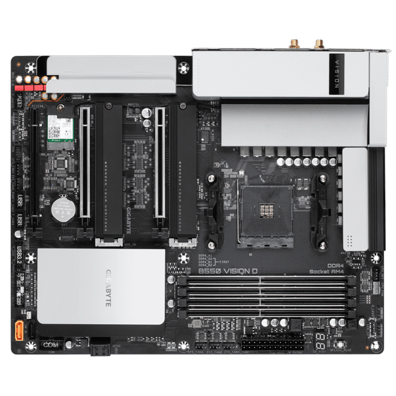 Gigabyte Used Refurbished AM4 Desktop motherboard AM4 B550 VISION D - Image 3