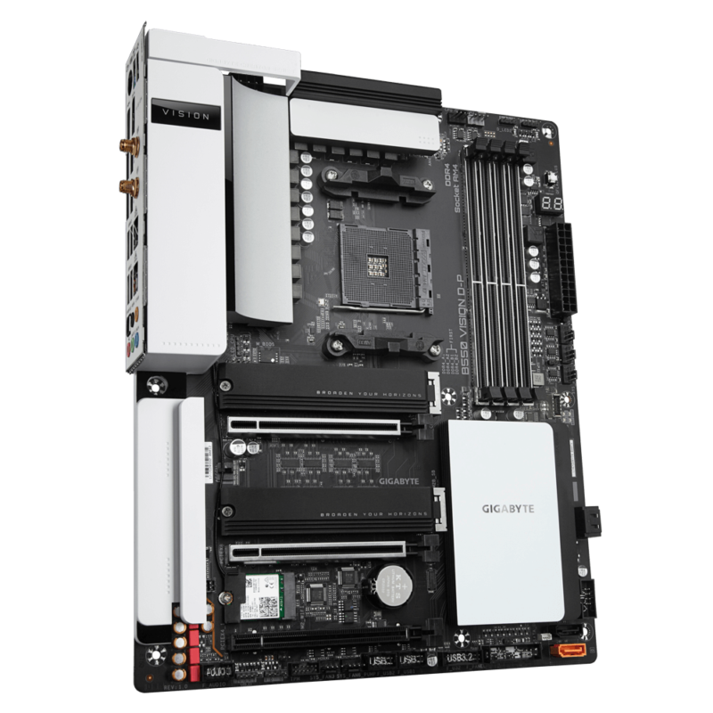 Gigabyte Used Refurbished AM4 DDR4 Desktop motherboard AM4 B550 VISION D-P - Image 4