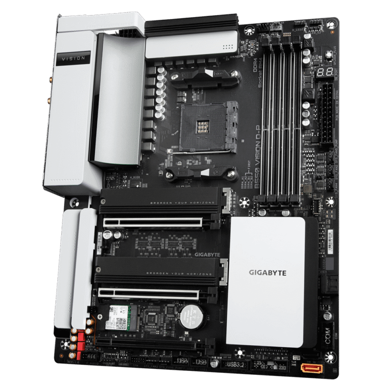 Gigabyte Used Refurbished AM4 DDR4 Desktop motherboard AM4 B550 VISION D-P - Image 5