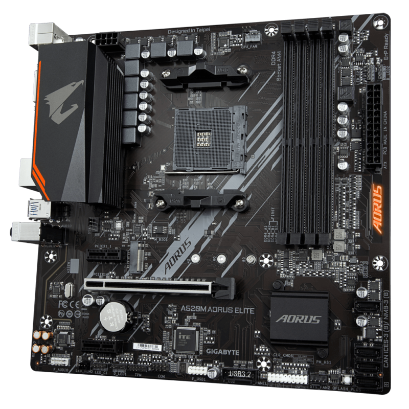 Gigabyte Used Refurbished AM4 Desktop motherboard AM4 A520M AORUS ELITE - Image 3