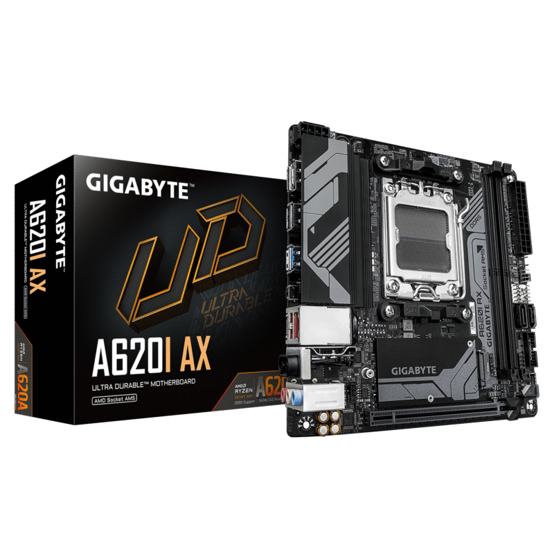 Gigabyte Used Refurbished AM5 DDR5 Desktop motherboard AM5 A620I AX