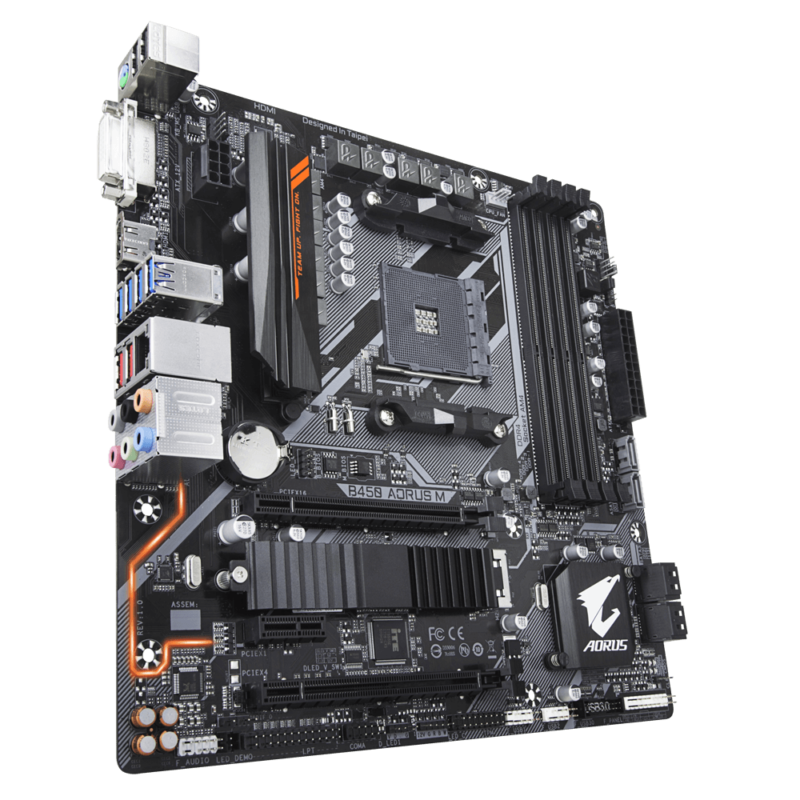 Gigabyte Used Refurbished AM4 Desktop motherboard AM4 B450 AORUS M - Image 3