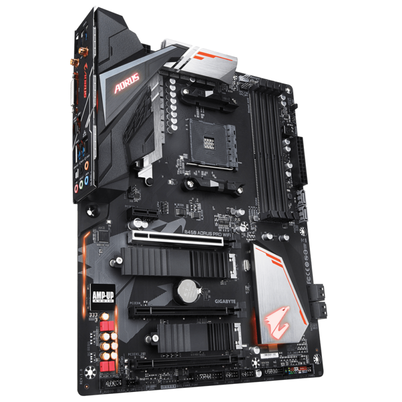 Gigabyte Used Refurbished Desktop motherboard AM4 B450 AORUS PRO WIFI - Image 3