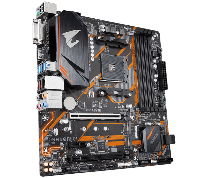 Gigabyte Used Refurbished AM4 Desktop motherboard AM4 B450M AORUS ELITE - Image 3