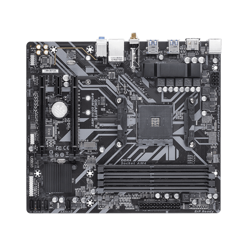 Gigabyte Used Refurbished Desktop motherboard B450M DS3H WIFI - Image 3