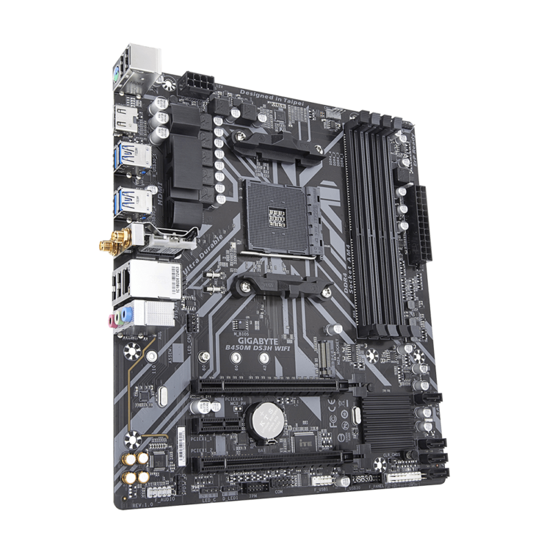 Gigabyte Used Refurbished Desktop motherboard B450M DS3H WIFI - Image 4
