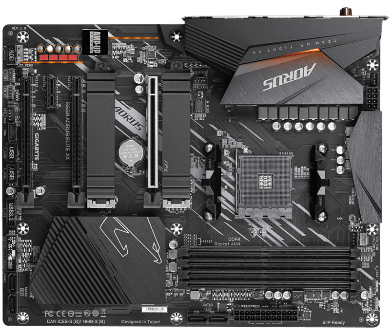 Gigabyte Used Refurbished AM4 Desktop motherboard AM4 B550 AORUS ELITE AX