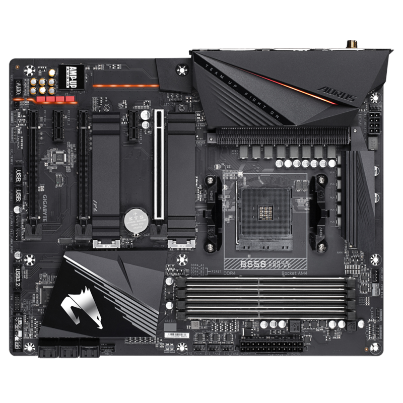 Gigabyte Used Refurbished AM4 DDR4 Desktop motherboard AM4 B550 AORUS PRO AC