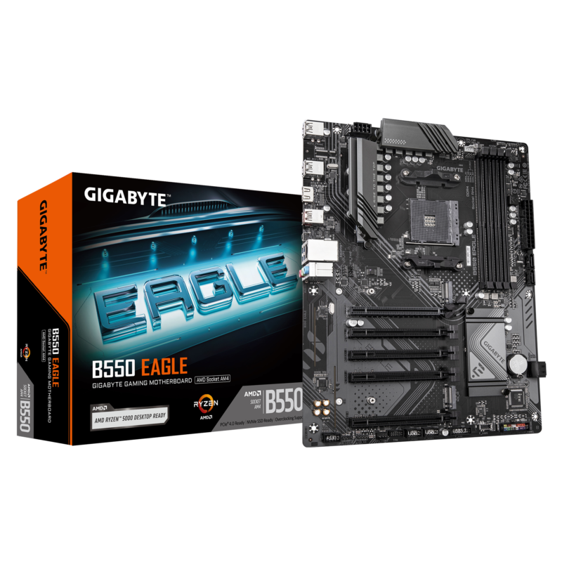 Gigabyte Used Refurbished AM4 Desktop motherboard AM4 B550 EAGLE