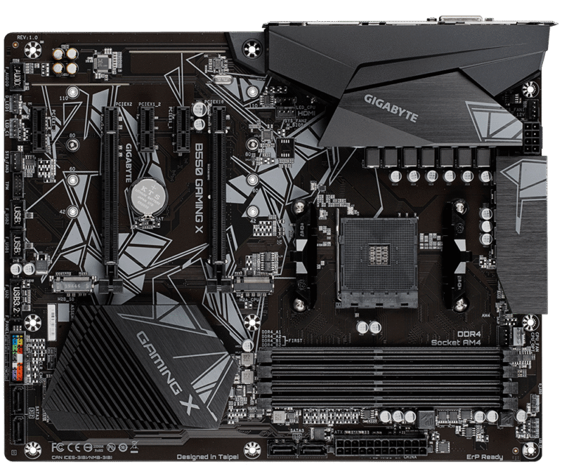 Gigabyte Used Refurbished AM4 DDR4 Desktop motherboard AM4 B550M GAMING X