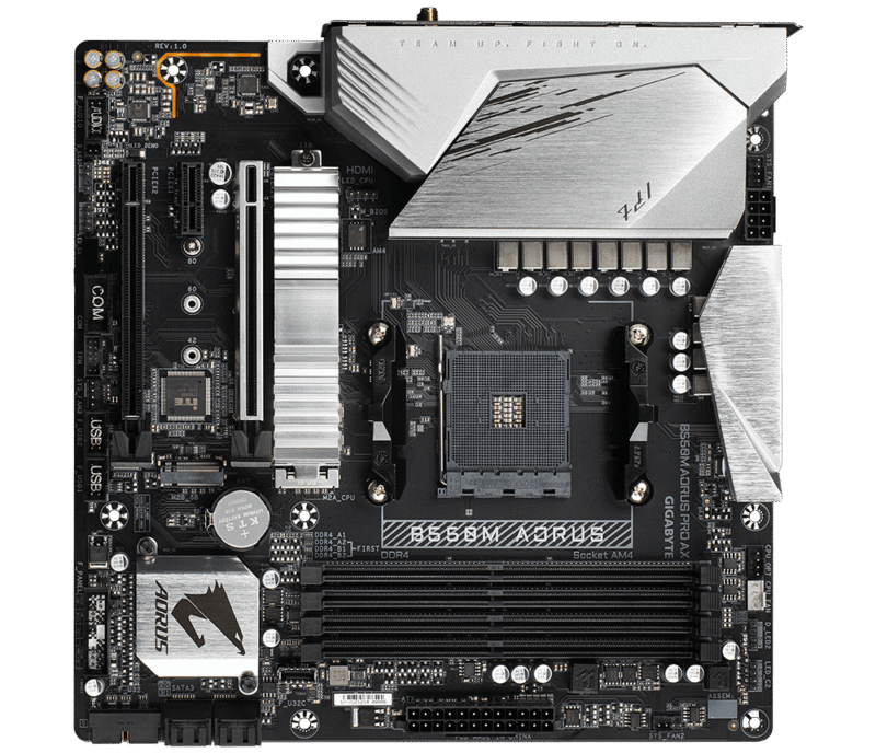 Gigabyte Used Refurbished AM4 DDR4 Desktop motherboard AM4 B550M AORUS PRO AX - Image 3