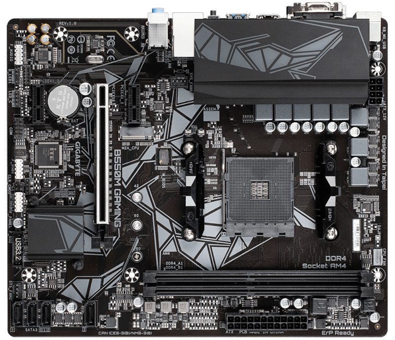 Gigabyte Used Refurbished AM4 DDR4 Desktop motherboard AM4 B550M GAMING