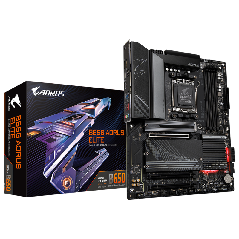 Gigabyte New Used Refurbished AM5 DDR5 Desktop motherboard AM5 B650 AORUS ELITE