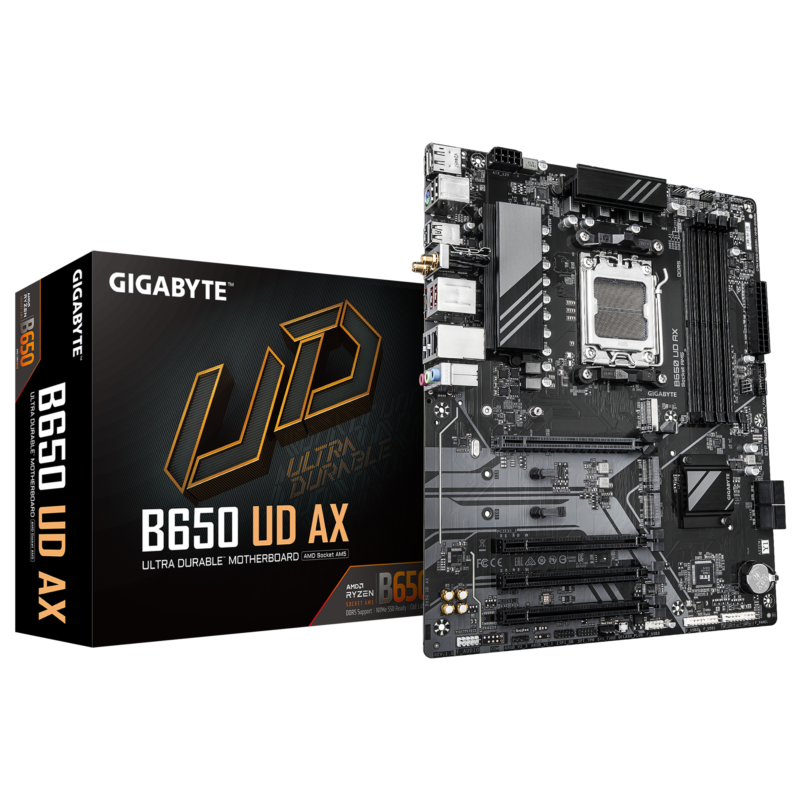 Gigabyte New Used Refurbished AM5 DDR5 Desktop motherboard AM5 B650 UD AX