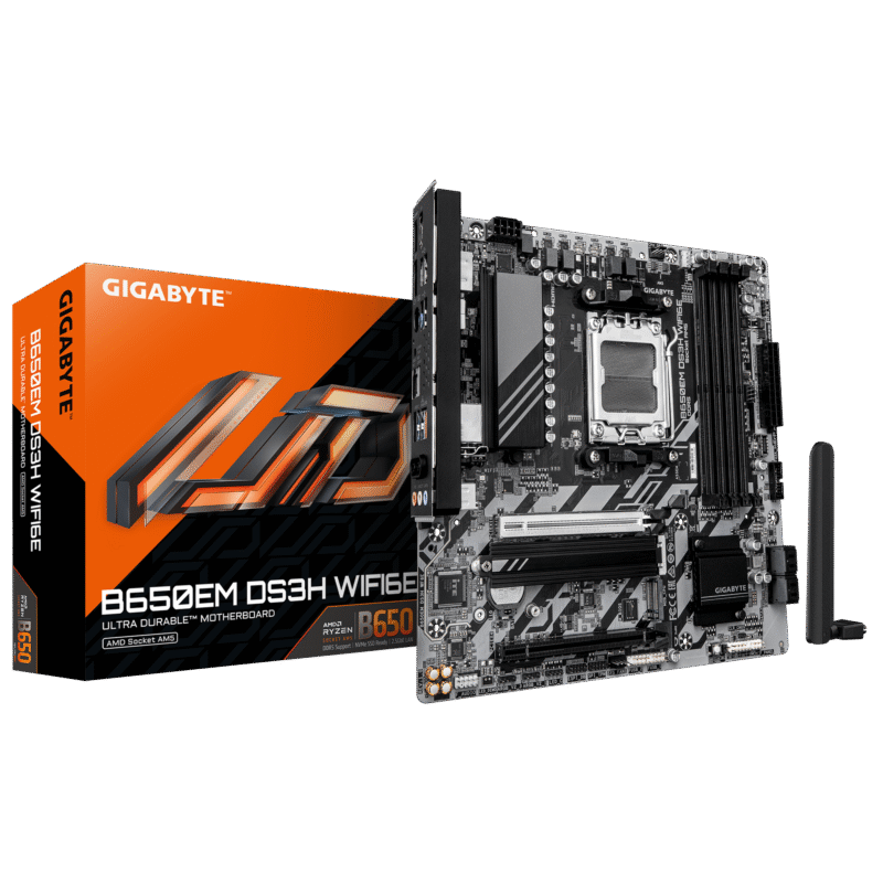 Gigabyte New Used Refurbished AM5 DDR5 Desktop motherboard AM5 B650EM DS3H WIFI6E