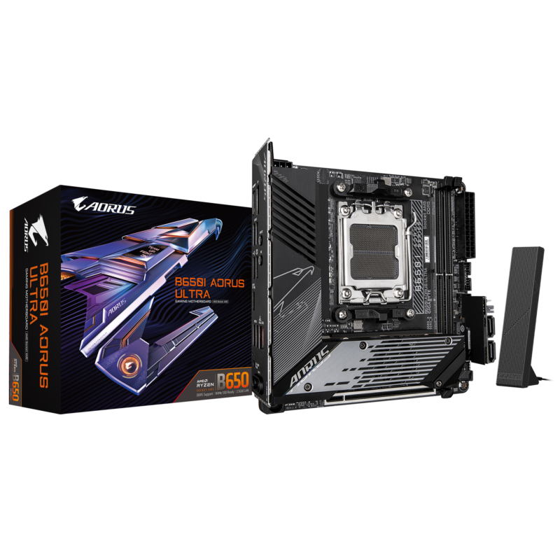 Gigabyte New Used Refurbished AM5 DDR5 Desktop motherboard AM5 B650I AORUS ULTRA