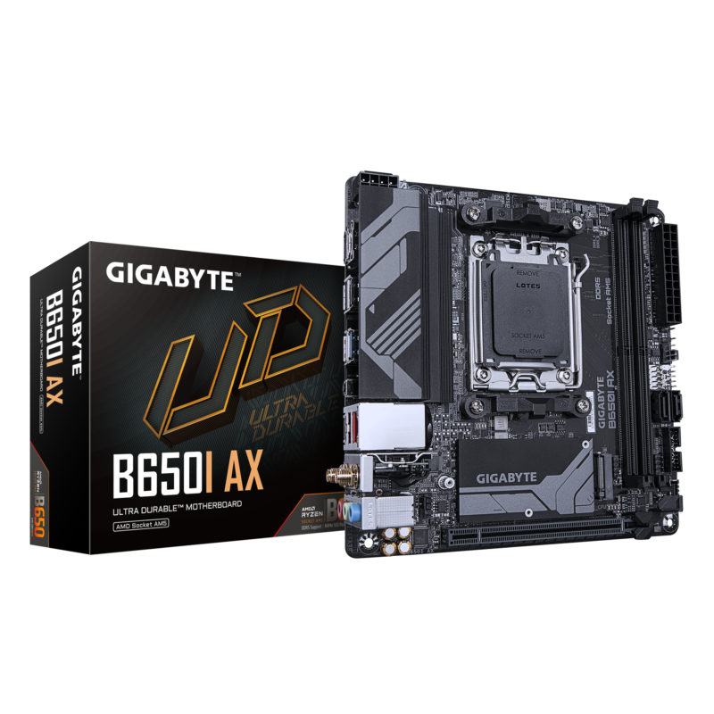 Gigabyte New Used Refurbished AM5 DDR5 Desktop motherboard AM5 B650I AX