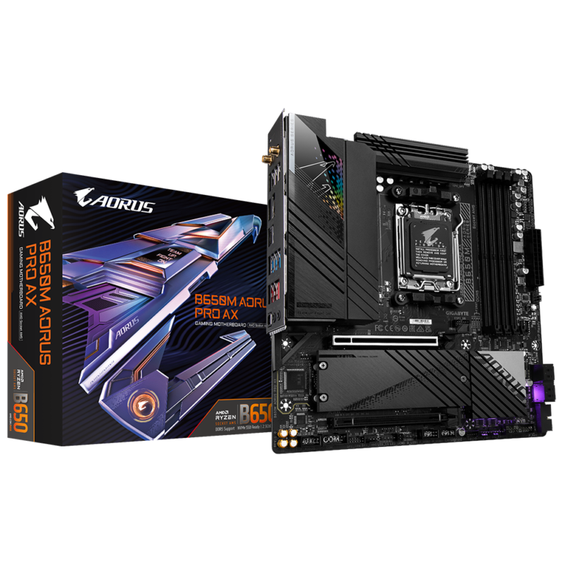 Gigabyte New Used Refurbished AM5 DDR5 Desktop motherboard AM5 B650M AORUS PRO AX