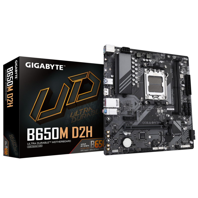 Gigabyte New Used Refurbished AM5 DDR5 Desktop motherboard AM5 B650M D2H