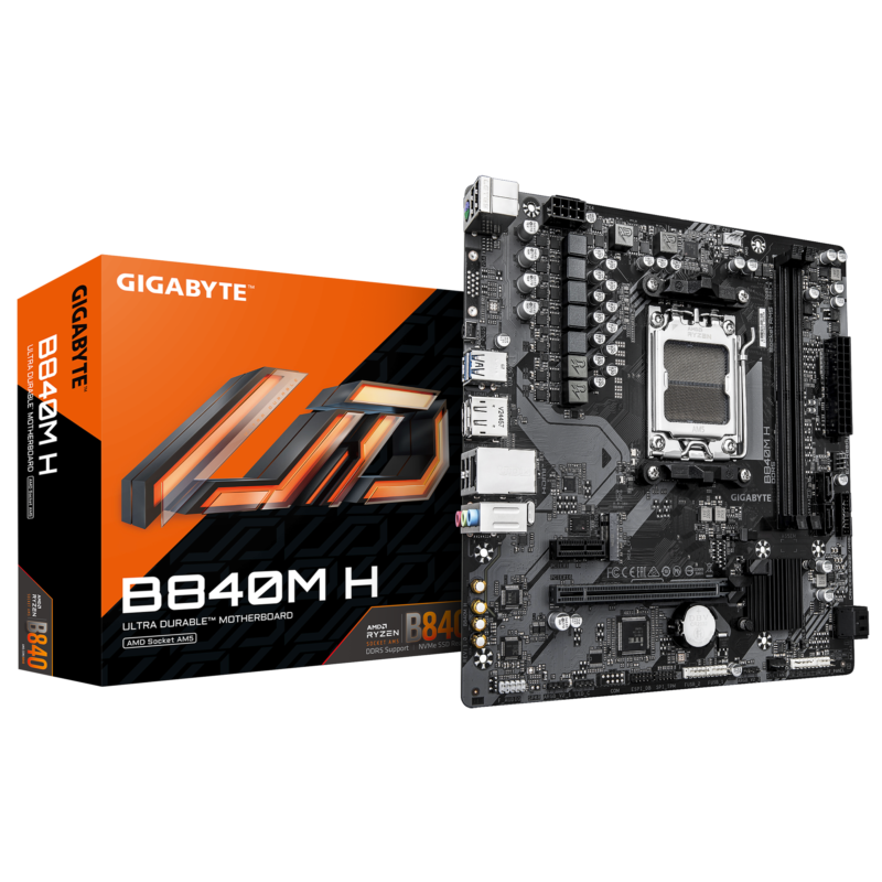 Gigabyte New Used Refurbished AMD Socket AM5 DDR5 Desktop motherboard AM5 B840M H