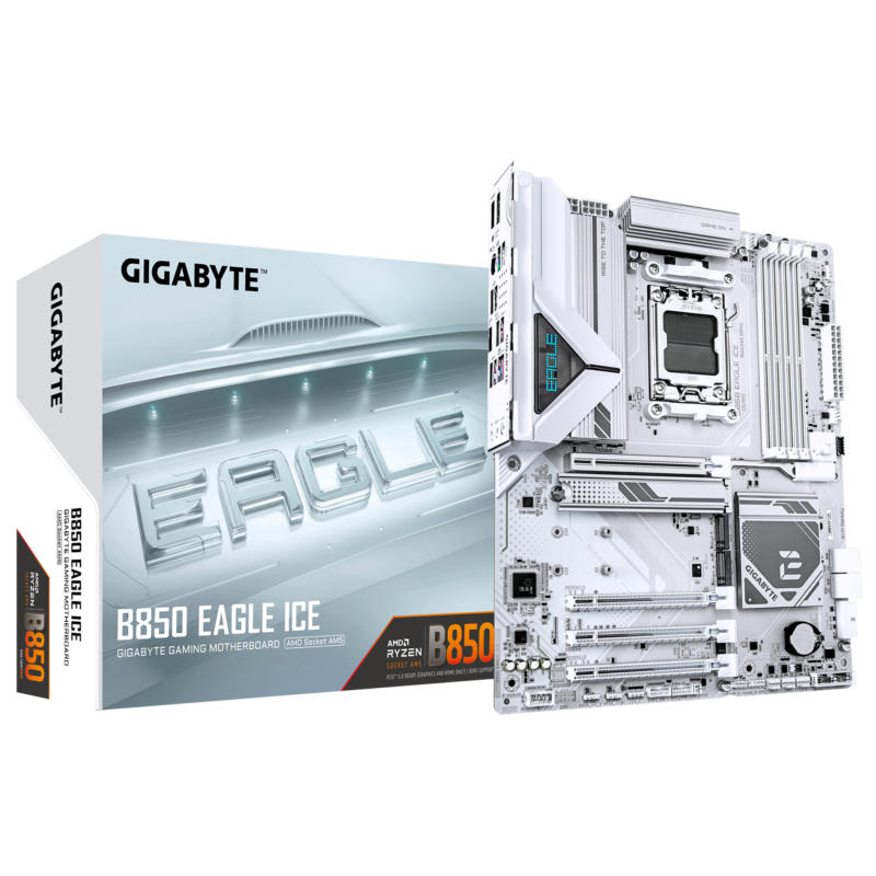 Gigabyte New Used Refurbished AMD Socket AM5 DDR5 Desktop motherboard AM5 B850 EAGLE ICE