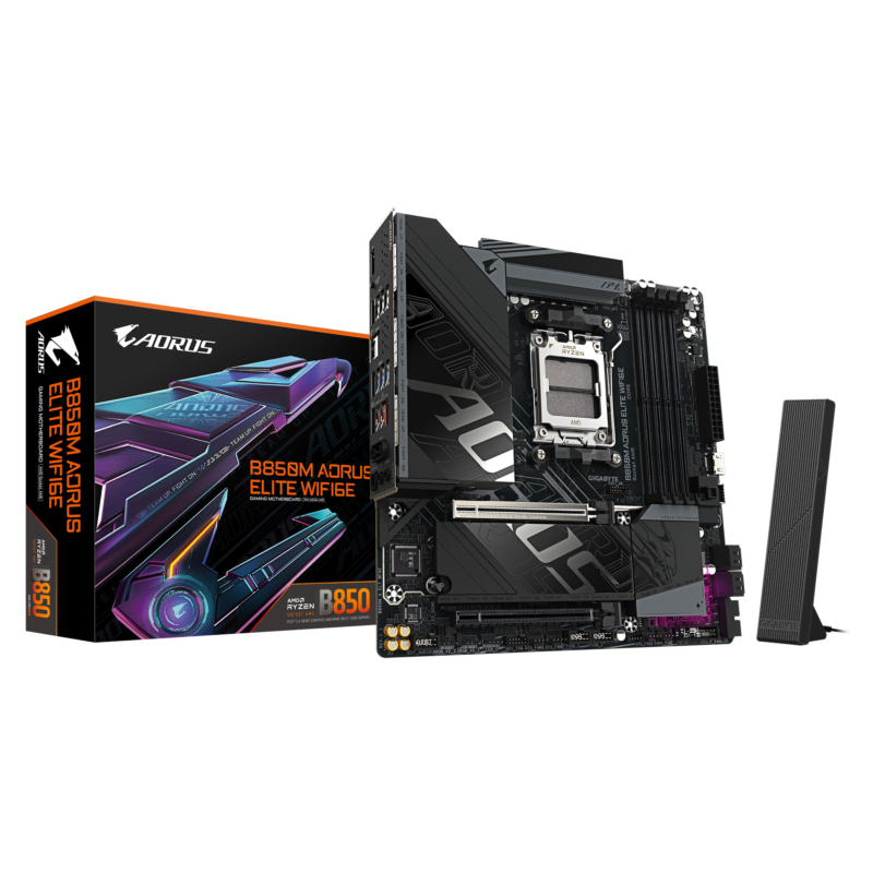 Gigabyte New Used Refurbished AMD Socket AM5 DDR5 Desktop motherboard AM5 B850M AORUS ELITE WIFI6E