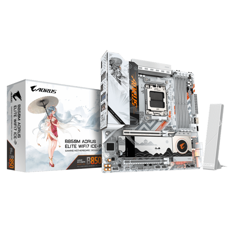 Gigabyte New Used Refurbished AMD Socket AM5 DDR5 Desktop motherboard AM5 B850M AORUS ELITE WIFI7 ICE-P