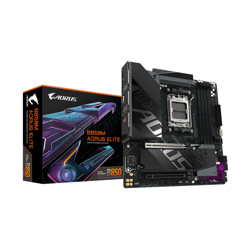 Gigabyte New Used Refurbished AMD Socket AM5 DDR5 Desktop motherboard AM5 B850M AORUS ELITE