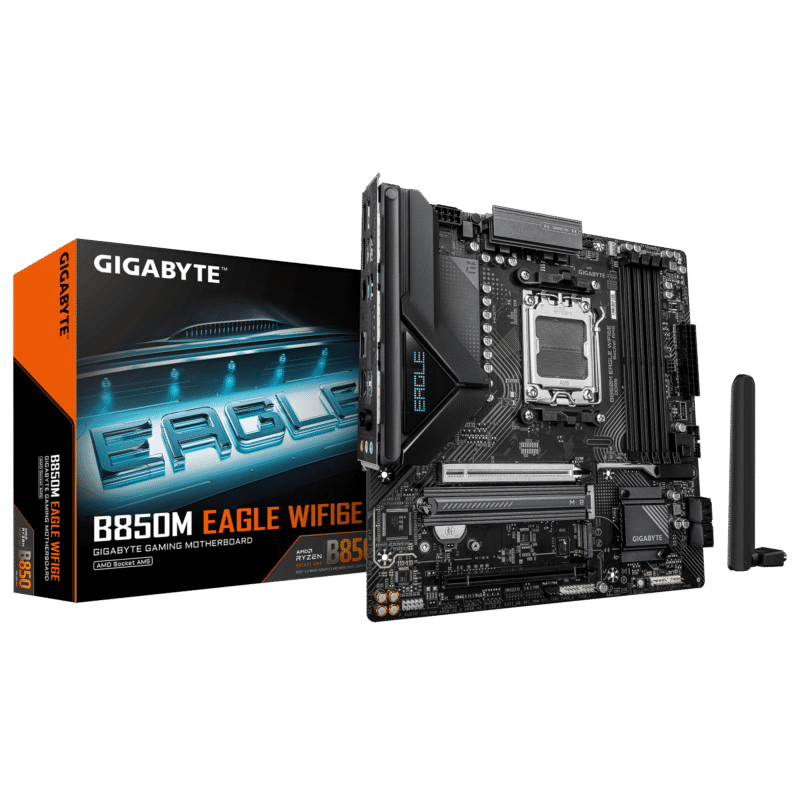 Gigabyte New Used Refurbished AMD Socket AM5 DDR5 Desktop motherboard AM5 B850M EAGLE WIFI6E