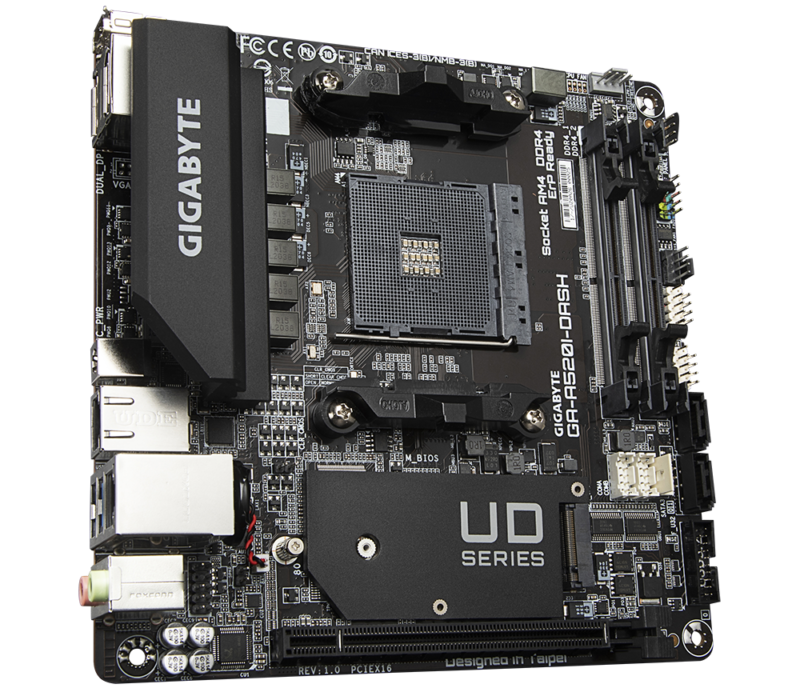 Gigabyte Used Refurbished AM4 Desktop motherboard AM4 GA-A520I-DASH - Image 3