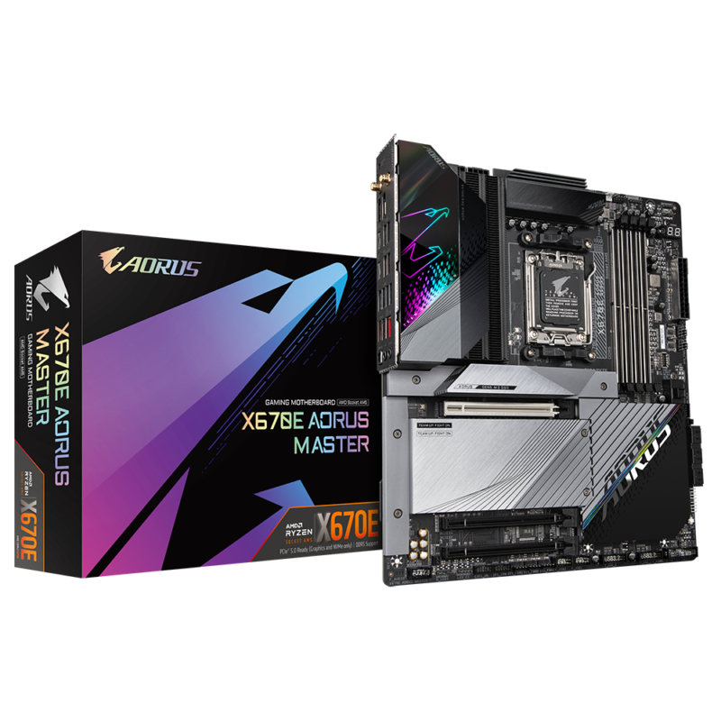 Gigabyte New Used Refurbished AMD Socket AM5 DDR5 Desktop motherboard AM5 X670E AORUS MASTER