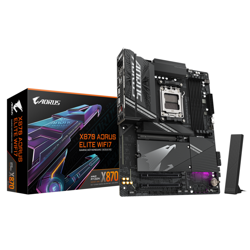 Gigabyte New Used Refurbished AMD Socket AM5 DDR5 Desktop motherboard AM5 X870 AORUS ELITE WIFI7