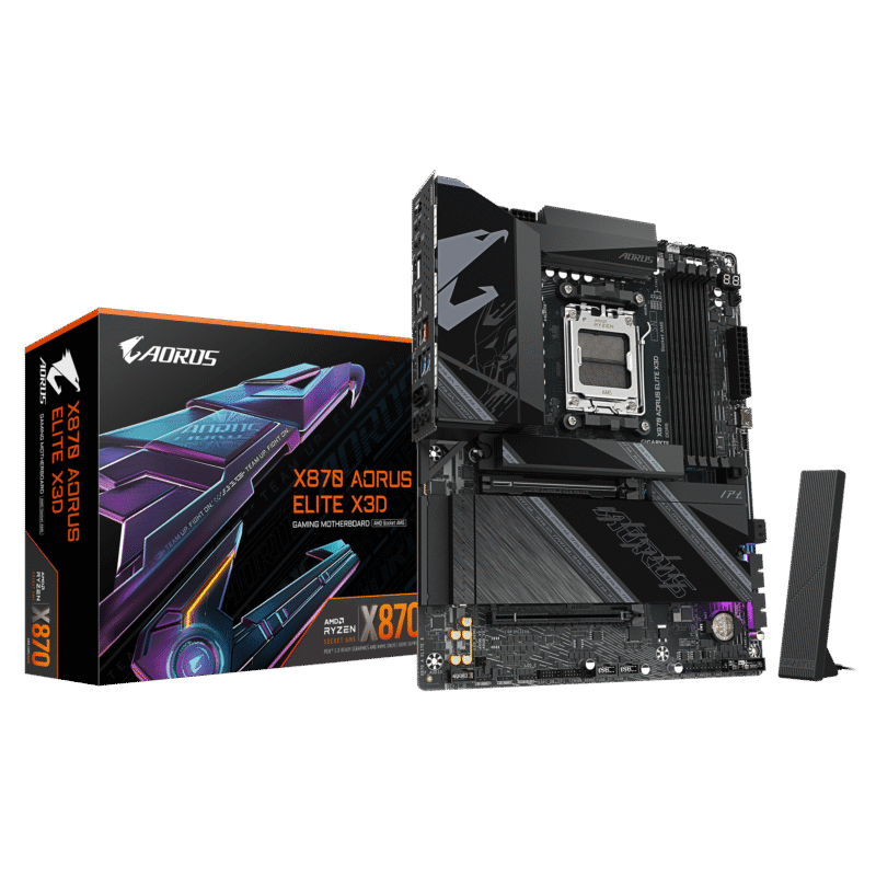Gigabyte New Used Refurbished AMD Socket AM5 DDR5 Desktop motherboard AM5 X870 AORUS ELITE X3D