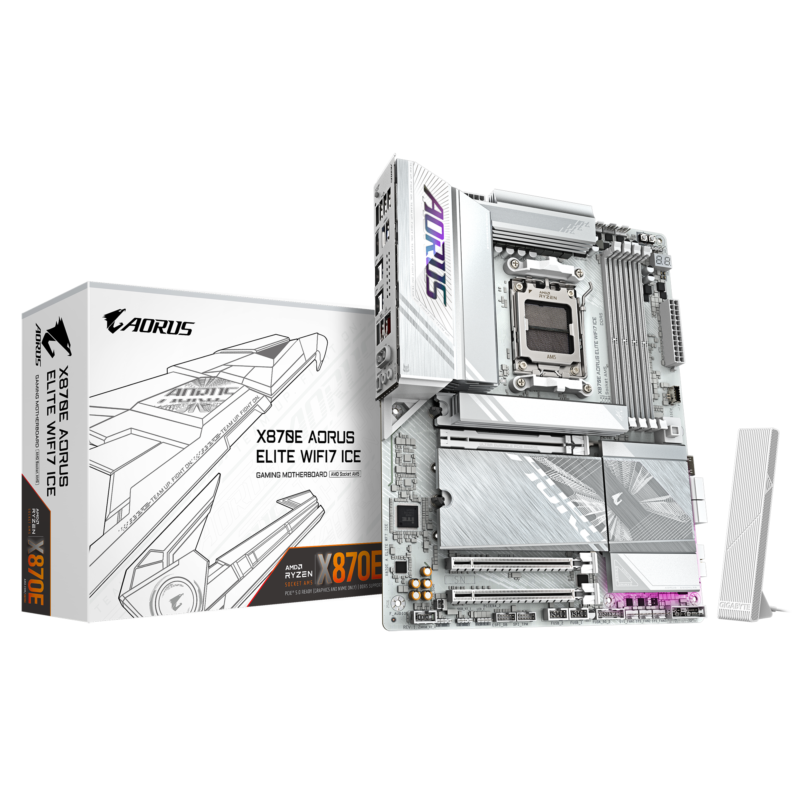 Gigabyte New Used Refurbished AMD Socket AM5 DDR5 Desktop motherboard AM5 X870E AORUS ELITE WIFI7 ICE