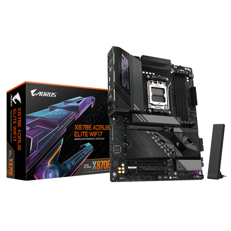 Gigabyte New Used Refurbished AMD Socket AM5 DDR5 Desktop motherboard AM5 X870E AORUS ELITE WIFI