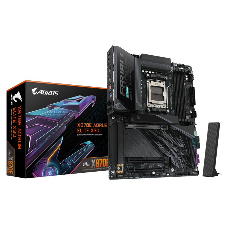 Gigabyte New Used Refurbished AMD Socket AM5 DDR5 Desktop motherboard AM5 X870E AORUS ELITE X3D